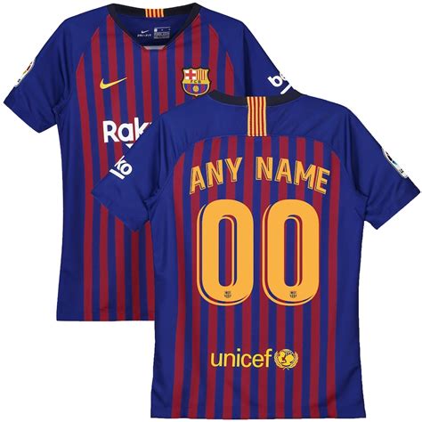 barcelona jersey custom name